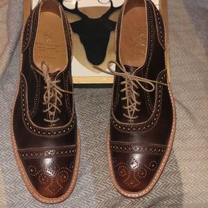 Cherry Leather Allan Edmond shoes